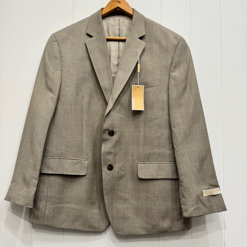 Michael Kors Classic Brown Taupe Blazer